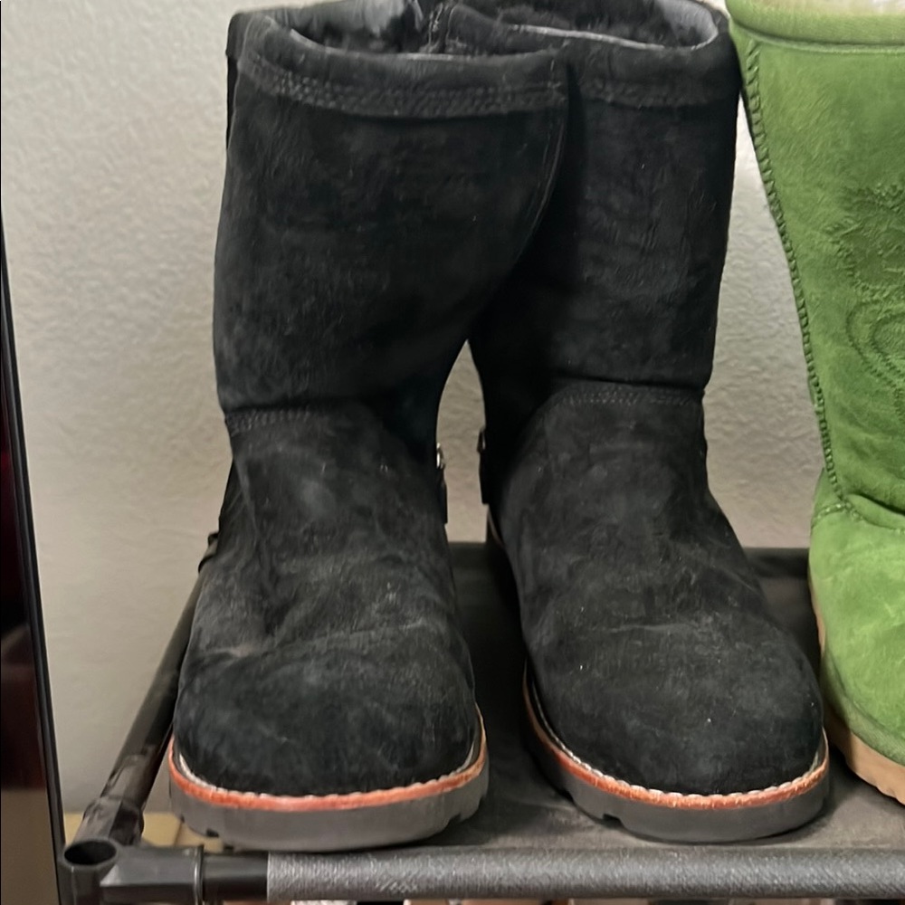 UGG Black Suede Boots